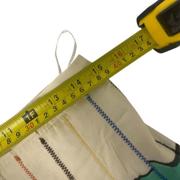 Zara Womens Midi Skirt Large L Multicolor Pleated Abstract Painting 3145/176 NWT - Picture 11 of 13